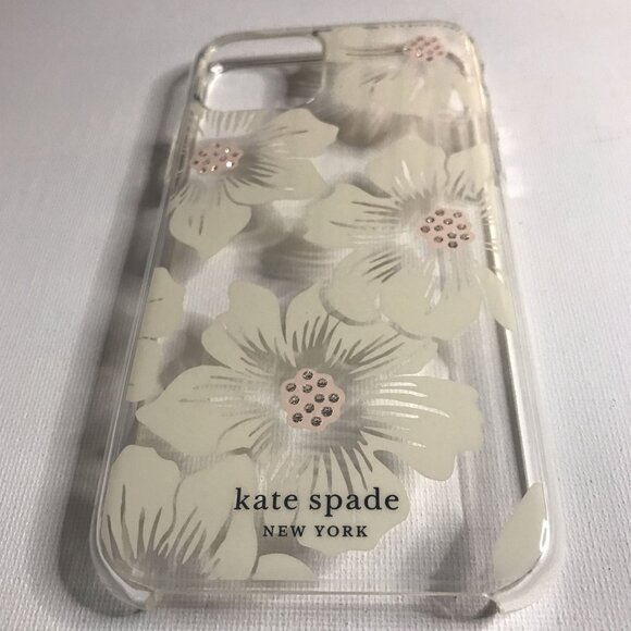 Kate Spade Protective Hardshell Case for iPhone 11 Pro - Hollyhock Floral - Picture 2 of 8